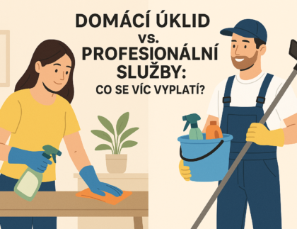 Domácí úklid vs. profesionální služby